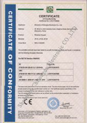 CE Certificate for Wireless Keypad in 2012 certificate from Shenzhen Chitongda Electronic Co., Ltd.