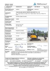 TUV JH8065 certificate from Taian Jiahe Engineering Machinery Co., Ltd.