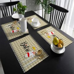Custom Design Heat Resistant Table Place Mats for Home Restaurants - Image 4