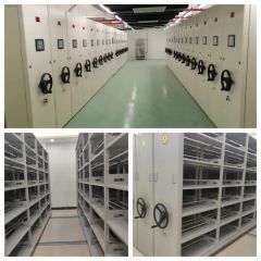 Hospital Medical Cart Storage Library Shelving Systems Fireproof Document Storage Movable High - Density Storage Container Compact Shelving - Image 2