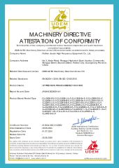 EN ISO 12100 certificate from Foshan Jiyuan High Frequency Equipment Co.,Ltd.