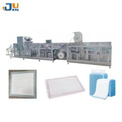 Automatic Disposable Waterproof Under Pad/Pet Pad Machine Origin China Condition New Trademark JUJIN HS Code 84418090 Specification 22× 2× 3 - Image 2