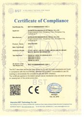 CE certificate from Shenzhen Xinfan Technology Co., Ltd.