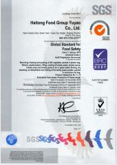 SGS certificate from Ningbo Kenale Food Co., Ltd.