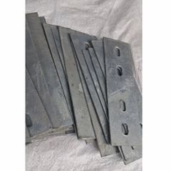 Grey Galvanized Iron Coupler Plates Thickness 8mm Shape Rectangular Size 15x3.5 Inches Material Galvanized Iron Finishing Type Powder - Image 2