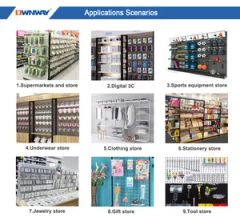 Metal Wall Mounted Waterfall Display Hanger with Small Hooks MOQ 500 PCS Shape Round OEM Offered Pipe 15*30mm Brand Ownway - Image 5