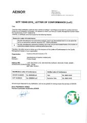 IATF16949 certificate from Eastone Mould Industry LTD