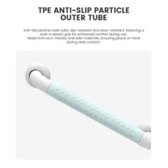 Industrial 500lbs Load Rated Angled Grab Bar for Commercial Bathrooms - Shandong Guard Zenith International Trade Co., Ltd.