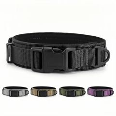 Tactical No Pull Dog Collar Adjustable Nylon Training Width 2.5CM Condition New Trademark OEM Brand Joypaws HS Code 42010030 - Image 1