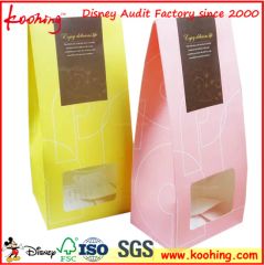 Special-Shaped Paper Bags with Logo Sticker/Paper Bag with Floral Patchwork - Image 1