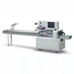 Horizontal Biscuit Cracker Flow Wrapping Packaging Machine Manufacturers Packing Machine for Chocolate Cheese Bread - Image 3