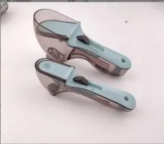 2PCS Cooking Measuring Tools Magnetic Snaps Scale Spoons and Cups 5ml to 30ml Adjustable Precise Measuring Scoop - Image 5