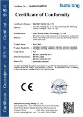 CE certification certificate from Linyi Suzaku International Trade Co., Ltd.