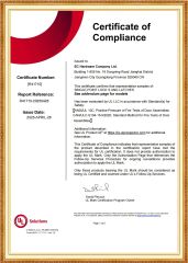 door lock-R41710 certificate from EC Hardware Co., Ltd.
