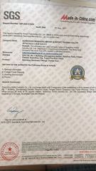 SGS certificate from Quanzhou Hengheng Precision Machinery & Electronics Co., Ltd