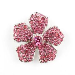 Wholesale Rose Rhinestone Fashion Brooches Bulk for Bridal Decoration - Guangzhou Jotome Fashion Accessories Firm