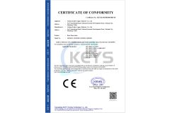 CE certificate from Yuhuan Kaida Copper Industry Co., Ltd.
