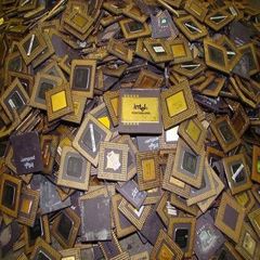 CERAMIC CPU SCRAPS INTEL PENTIUM PRO GOLD Cpu Ceramic Processor Scrap with Gold Pins (486 & 386 Cpu Scrap) – product photo 2, product detail gallery