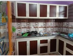 L Shape Modern Modelers Kitchens Material Wooden Warranty 3 Year Appearance Modern Finish Matte & Gloss Kitchen Shape L - Ajay Enterprises