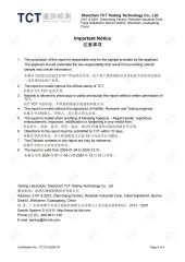 Report for Safe Transport of Goods certificate from MAX (HK) INDUSTRIAL CO., LIMITED