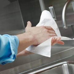 Manufacturer Custom Printed Water Absorption Disposable Embossed Interfold Paper Towels - Image 4