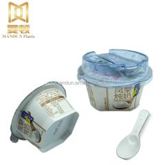 Ice Cream Containers Cup Milkshake Frozen Yogurt PP Mandun Plastic Custom Design Disposable Packing Food Customized Single Wall - Image 3