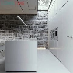 Custom High End Modern Lacquer Simple Modular Interior Designs Flat Pack Kitchen Cabinet - Image 3