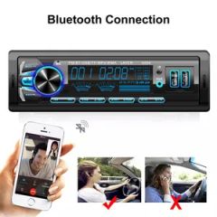 Car Audio Car FM Radio Car MP3 Player USB 2 USB ISO Select Origin China Bluetooth Yes Trademark OEM Model NO. 2204 Voltage - Image 1