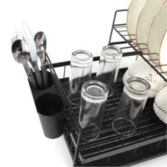 Kitchen Storage Holders Dish Rack Sets 3-5PCS Origin China Capacity 2tiers Shape Rectangular Folded Detachable HS Code 7909000000 - Image 4