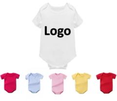 Custom Organic Cotton Newborn Baby Rompers - Image 2