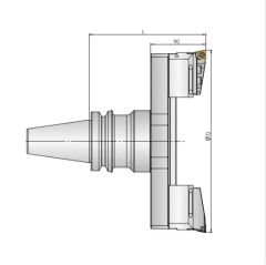 Lightweight Aluminum Bridge Rough Boring Tools Size Middle Origin China Model Clr-Al Trademark PAVO Material Steel Model NO. CLR-AL - Image 2