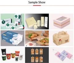 Burger Box Making Machine for Die Cutting Paperboard Waste Strip - Image 5