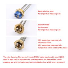 Immersion Heating Element Tubular Coil Solar Water Copper Heater with Copper Screw - Image 6