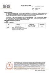 SGS TEST REPORT certificate from Changzhou Kadi International Trade Co., Ltd.