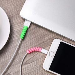 Silicone Spring Cable Protector, 4 Channels Color Any Shape Round Length 1.5 m Weights 50 Grams Packaging Type Box No of Channels 4 - Image 2