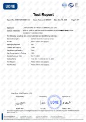 EN-71 certificate from Jiangxi Hand by Hand E-commerce Co., Ltd