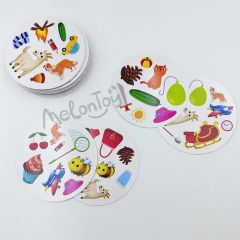 Wholesale Animal Letter Memory Card Fun Matching Playing Card Educational Early Learning for Children Card Games Game Card - Image 6