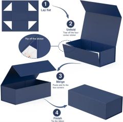 Best-Selling Magnetic Closure Foldable Gift Box - Multi-Event Holiday Packaging - Image 1