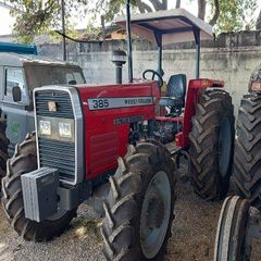 Massey Tractor 385 Wheel Tractor 85HP 4WD with Disc Plough Package Sun Canopy Gearbox & Pump - Image 3