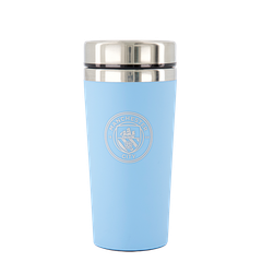 Manchester City Soft Touch Travel Mug - Image 1