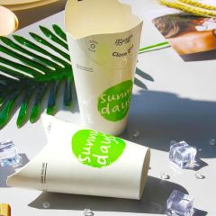 Wholesale Cup Multi Customized Logo Paper Cup Disposable Paper Single Wall Cup - Image 5