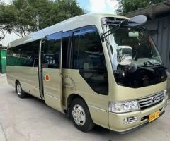 Large Space Used Luxury Toyota Coaster 15 Seat Long-Distance Luxury Bus - Image 2