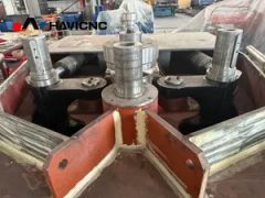Aluminum Profile Pipe Bending Equipment Hydraulic Steel Rolling Profile Bending 3 Roll Bending Machine - Image 2