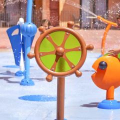 Professional Manufacturer Eco Friendly Material Wheel Water Spray Toys Play Sketch Equipment - Guangzhou Hongxing Water Park Equipment Co., Ltd.