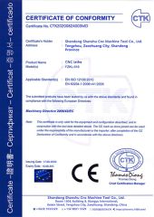 CE Certificate certificate from Shandong Shanshu Cnc Machine Tool Co., Ltd.