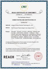 Our certificates certificate from Jiangsu Juming Chemical Technology Co., Ltd.