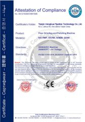Floor Grinding and Polishing Machine certification certificate from Tianjin Henghua Pipeline Technology Co., Ltd.