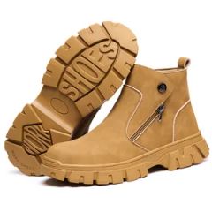 Welder Safety Boots European Standard Steel Toed Men s Safety Boots for Construction Sites - Shandong Xingbang Protective Equipment Co., Ltd