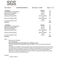 SGS Test Report Page 4 certificate from Tongxiang Anliang Import and Export Co., Ltd