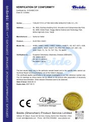 CE CERTIFICATE of ELECTRIC HOIST certificate of Tianjin Toyo Lifting Machine Manufacture Co., Ltd – certificate photo, supplier certificates section
